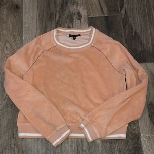 Kendall and Kylie Velvet Pink Sweater